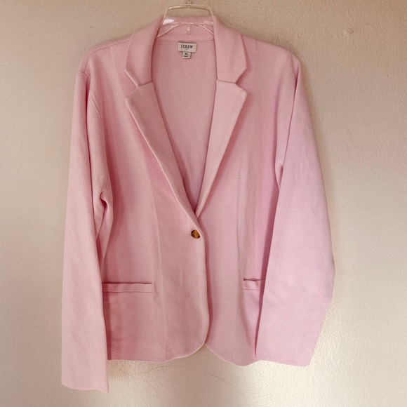 J. Crew Pink Sweater Jacket Shacket Size XL - Picture 10 of 10